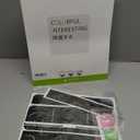 5-in-1 Tablets Decals Sticker for iPad Pro M4 2024 (A2836/A2837) 11 inch Magic Keyboard Protective Skin(Black) with Waterproof Transparent TPU Keyboard Cover