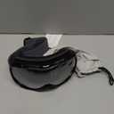 ZIONOR Lagopus B1 Ski Goggles OTG Anti fog Snow Goggles UV Protection Snowboard Goggles for Men Women Adult Youth (One Size, A1-vlt 10.5% Black Frame Silver Lens)