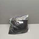 ReachMe Womens Fleece Zip Up Jacket with Pockets Oversized Long Sherpa Hoodie Fuzzy Jackets Warm Teddy Coat (Medium, Black)