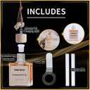 3 x Car Air Fresheners 2-Pack Long Lasting Hanging Car Freshener for Auto and Home, 2pcs Pomegranate&Fig (0.34 Fl Oz (Pack of 2))