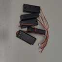 VWEICYY 6PCS 2 x 1.5V AA Battery Holder Enclosures with Wire Leads and On/Off Switch (6)