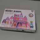 Magnetic Tiles for Girls - Princess Magnetic Blocks Building Toys for Kids Ages 3-5 4-8 Toddler STEM Educational Learning Sensory Toys for 3 4 5 6 7 8 9+ Year Old Boys Girls Valentine Birthday Gifts