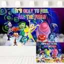 Inspired Movie 2 Themed Backdrop Nine Emotions Galaxy Background It's Okay to Feel All The Feels Banner for Birthday Party 5x3 ft 581