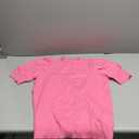 Womens Puff Short Sleeve Sweater Tops Crewneck Basic Knit Pullover Lightweight Solid Casual Sweaters Blouse, Medium