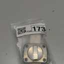 Alise Gate Latch Slide Bolt Latches Lock,Large Size Safety Double Sided Rotate Gate Hardware,SUS304 Stainless Steel Gate Latch for Storage Box, Cabinet,Shed Door,Brushed Finish,78mmx65mm MS250U-LS