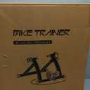 Bike Trainer, Magnetic Bicycle Stationary Stand for Indoor Exercise Riding, 26-29" & 700C Wheels, Quick Release Skewer & Front Wheel Riser Block Included