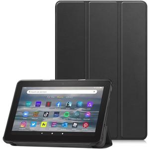 Case for Amazon Fire 7 (7th/9th Generation, /2017/2019 Release) 7" Premium PU Leather Protective Case Amazon Fire 7 Cover (black)