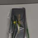 Bathroom Tray for Counter Top Organizer  Oak Wood Vanity Tray with Metal Frame for Dresser, Kitchen, Nightstand  Gold & White Decorative Storage (11" x 4.5" x 1.5")