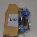 Saillong Universal Toilet Flusher Replacement Kit, Fill Valve, 2-Inch Flapper, Side Mount Handle Lever, Water-Saving, Adjustable Toilet Repair Kit Inside Tank, Easy to Install(1 Set,Blue Grey, Blue)