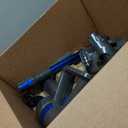 Cordless Vacuum Cleaner, 550W 45KPA 50Min Vacuum Cleaners for Home, Self-Standing Stick Vacuum with Touch Screen, 3 Power Modes, Rechargeable Battery, Handheld Vacuum for Pet Hair/Carpet/Floor (Blue)