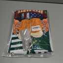 Bindefon Bibs Overalls Men Adjustable Straps Coveralls Shorts Printed Jumpsuit Male Romper (XL)