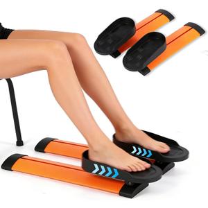 Knee Glider for Knee Replacement, 22" Rail Leg Extension & Flexion Trainer, Adjustable Pedal Seated Rehab Equipment for Post-Op Recovery and Home Physical Therapy