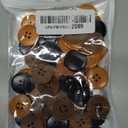 Assorted Sizes Wooden Buttons Mixed Colors Coconut Shell Wood Handmade Ornament Buttons for Sewing Decorations DIY Arts and Crafts Manual Button Painting