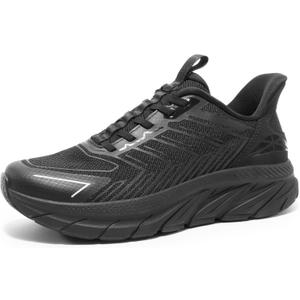 Men's Slip On Walking Shoes Running Comfortable Tennis Breathable Non Slip Athletic Gym Workout Cross Training Fashion Sneakers (9.5, All Black) Men's Slip On Walking Shoes Running Comfortable Tennis Breathable Non Slip Athletic Gym Workout Cross Training Fashion Sneakers (9.5, All Black)