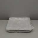 TeamFar Lasagna Pan, 12.3’’ x 9.75’’ x 2’’ Stainless Steel Rectangular Cake Brownie Baking Pan with Lid, NonToxic & Heavy Duty, Brush Surface & Deep Side, Dishwasher Safe2 Pans+2 Lids