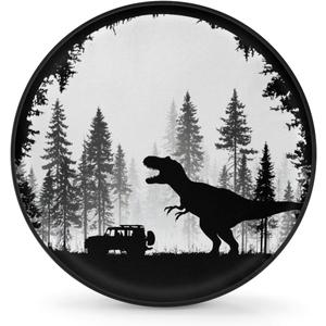 Spare Tire Cover for RV Trailer,Dinosaur Waterproof Sun Leather Wheel Cover,Camper Spare Tire Covers Fit for Jeep Travel Trailer SUV Truck Accessories (16 in for Diameter 29 - 31),F-5