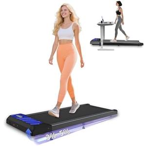 Amazon.com : Walking Treadmill Pad,Under Desk Treadmill with Incline, 2 in 1 Portable Treadmills for Home, 2.5HP Low Noise Small Walking Machine with Remote Control, Compact Design Jogging Running Machine,265LBS : Sports & Outdoors