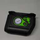 Slime 40050 Tire Inflator, Portable Car Air Compressor, with Analog 100 psi Dial Gauge, Long Hose and LED Light, 12V, 8 min Inflation