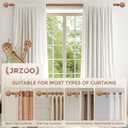 Wood Curtain Rods for Windows 4884 Inches, 1" Heavy Duty Adjustable Farmhouse Drapery Pole with Rustic Wood Grain Decorative Finials (30-881 pack, Walnut)