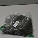 BESTOUCH 100% Washed Cotton Pillowcase for Hair and Skin Linen Feel Soft Comfortable Breathable 1 Pcs Pillow Case with Envelope Closure Solid Olive Green Body 20x54 Inches