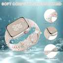 JunXiangRui Sport Band Compatible with Apple Watch Band 38mm 40mm 41mm 42mm 44mm 45mm 49mm for Women Men, made from Recycled Plastic - Soft Breathable Strap for iWatch Series SE 9 8 7 6 5 4 3 2 1 Ultra 1 2 (38mm/40mm/41mm, gray)
