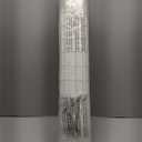 LazBlinds No Drill Cordless Roman Shades for Windows, 34" W x 64" H, White