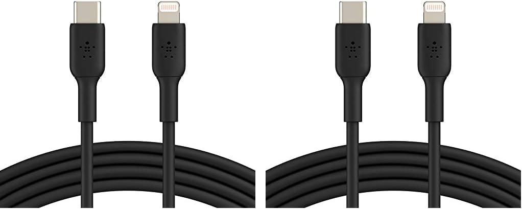Belkin BoostCharge Fast Charging USB C to Lightning Cable 3.3ft/1M - MFi Certified 18W Power Delivery iPhone Charger Cord - Apple Charger USB C Cable - Fast Charging for iPhone 14, iPhone 13 - Black