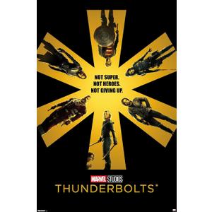 Marvel Thunderbolts (2025) - One Sheet Wall Poster, 34L" x 22.4W", Premium Unframed Version