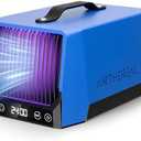 Airthereal DA25 Desktop Ozone Generator, 60,000mg/h High Capacity Odor Eliminator for Smoke, VOCs and Pet Odors, Portable Ozone Machine for Home, Garage & Car, Cover up to 5,000 sq. ft (Blue)