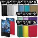 1200 Pack Card Sleeves, Matte Dual Trading Card Sleeves with Opaque Back & Smooth Shuffle, Tear Resistant Card Protectors for MTG, TCG and Game Cards (12 Colors)