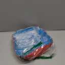 Boribim 2 PCS Square Silicone Air Fryer Liners - 8 Inch Reusable Air Fryer Pot - Air Fryer Accessories - Air Fryer Inserts for 4 to 7 QT Oven Microwave Accessories (Red/Blue)