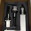 KENES Brushed Nickel Widespread Bathroom Faucet 2 Handle Bathroom Sink Faucet 3 Hole, 8-Inch 3 Pieces Vanity Faucet with Pop Up Drain & Supply Lines, KE-9050-P