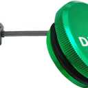 illet Aluminum Fuel Cap Combo Pack,Diesel Fuel Cap for Dodge - Magnetic Green Diesel Fuel Cap and Non-magnetic Blue DEF Cap for 2013-2018 Dodge Ram Diesel Trucks 1500 2500 3500