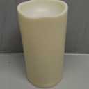 Homemory 6" x 12" Extra Large Outdoor Waterproof Candle with Auto 6-Hour Timer, Ivory Plastic Made, Long Last for Half A Year