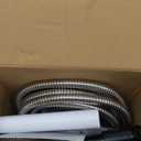 Toolasin Garden Hose 50ft, Flexible Stainless Steel Metal Water Hose with 10-Function Nozzle, No-Kink, Leak-Proof, Wear-Resistant, 3/4 GHT, Easy to Use and Store for Garden, Yard, Outdoor