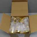 Cunhill 18 Pcs Mini Champagne Bottles Container Bulk Plastic Small Champagne Candy Bottles DIY Favor Mini Candy Jars Wedding Favors for Wedding Bridal Baby Shower Birthday (Clear and Gold)