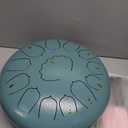 Steel Tongue Drum 8.5-Inch 11 Notes  Rain Drum for Outside & Garden, with Mallets, Bag & Music Book  for Meditation, Relaxation, Music Learning & Music Gift  VESYMAN (Sky Blue)