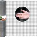 Gartist 1/2inch 16"x50' Chicken Wire Fencing Roll, Galvanized Hardware Cloth, 19Ga Hot-Dip Welded Preventing Snakes, Raccoons and Foxes