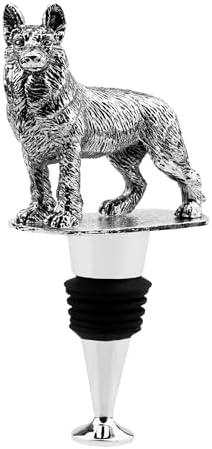 German Shepherd  Bottle Stopper, Champagne Stopper - Dog Gifts for Women & Men, Christmas & Birthday Gifts for Dog Lovers