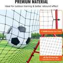 VEVOR Soccer Rebounder Net, Quick-Switch Angle Soccer Goal Rebounder for Control, Passing Practice, Heavy-Duty Iron Frame & PE Net, Easy Setup Ball Training Equipment for Teens&Adults