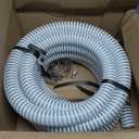 Sealproof 1.25" (32mm) Pool Filter Pump Connection Hose for 1-1/4 Inch Above Ground Pools and Intex Systems, 20 FT Premium Quality PVC Made in USA | Cut to Desired Length, Includes 4 Hose Clamps