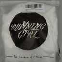 RUNNING GIRL Sports Bras for Women High Support,Seamless Ribbed Longline High Neck Sports Bra Racerback Padded Crop Top Yoga L