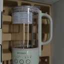 BUYDEEM K313 Travel Electric Kettle, Mini Healthy-Care Beverage Kettle, Tea Maker with Heat Resistant DURAN Glass & Durable Pro 18/10 Pro Stainless Steel, 0.6L, Cozy Greenish