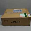 4 Pack Stackable Closet Storage Basket - Stackable Storage Bins, Multifunctional & Foldable Closet Organizer Divided, Wardrobe Cupboard Space-Saving Clothes Storage Hat Organizer, White