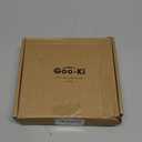 Goo-Ki 6 Pack Antique Brass Cabinet Handles, 5.04"(128mm) c-c Antique Bronze Drawer Pulls, Zinc Alloy Solid Retro Brass Bar Pull Furniture Hardware for Kitchen Dresser Wardrobe Cupboard