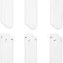 Nike Unisex Adult Everyday Cushioned Training Ankle Socks (6-Pack) (Medium, White/Black)