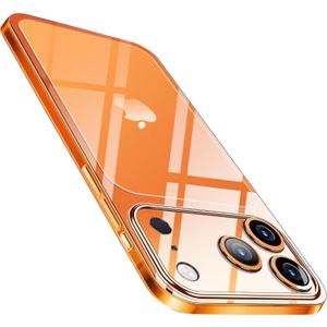 for iPhone 17 Pro Slim Case,Paper-Thin Transparent Finish Skin Back Case [Non Yellowing] Ultra Protective Cover with Camera Protection 6.3 Inch (Clear)