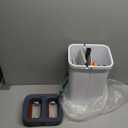 MOPALL Mop and Bucket with Wringer Set for Home, Hands-Free Flat Mop and Bucket Set for Floor Cleaning and Window Wall Cleaner, Wet and Dry Mop with 61" Long Handle and 3 Microfiber Pads