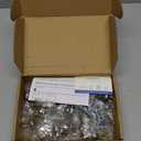 Ravinte 30 Pack Brushed Nickel Round Zinc Cabinet Knobs for Kitchen Bathroom Closet Dresser Cabinets