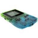 IPS Ready Upgraded eXtremeRate Gradient Translucent Green Blue Replacement Shell Full Housing Cover Buttons for Gameboy Color Fit for OSD IPS & Regular IPS & Standard LCD Not Console & IPS Screen